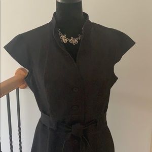 Calvin Klein dark denim dress. Beautiful shape.